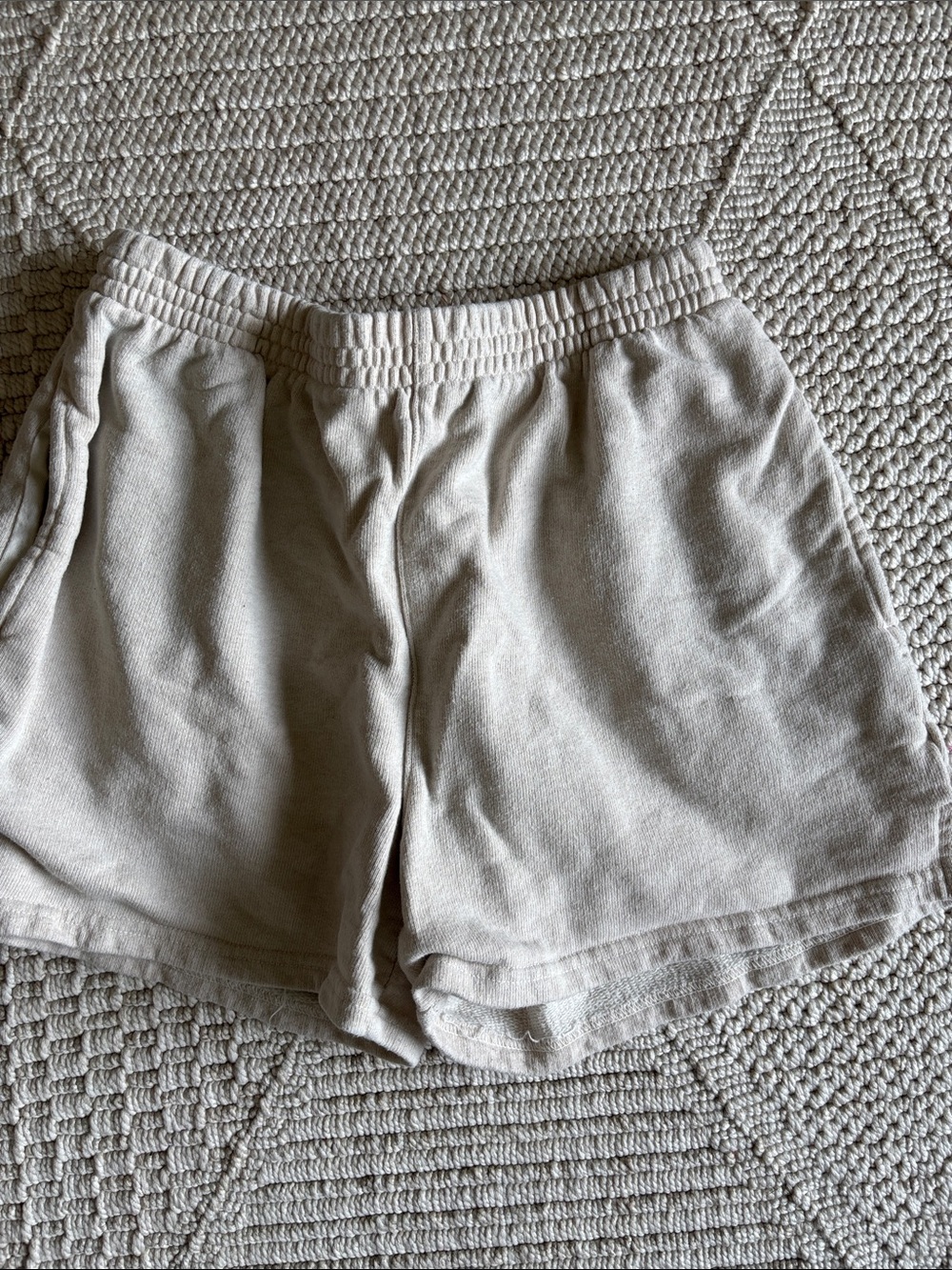 John Galt Cotton-Blend Women's Shorts in Light Beige